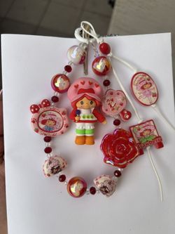 🍓🍰 DIY Strawberry Shortcake Keychain 🍰🍓