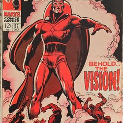 The Avengers Behold The Vision. Issue 57 Marvel
