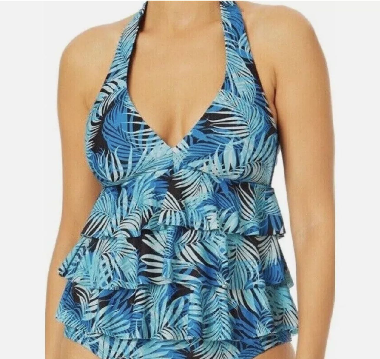 Time And Tru Women’s Tankini Top Swinwear