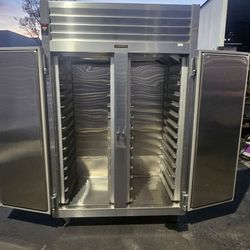 Traulsen Stainless Freezer w/  stainless  Racks Inserts compare $20,000