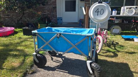 Collapsible Wagon with sand wheels