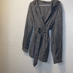 Women’s Plus Size Hoodie With Belt 