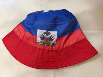 Haiti Flag Bucket Hat