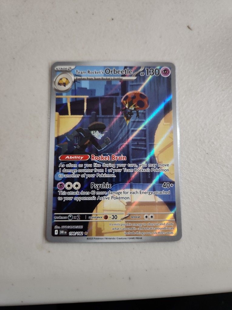 Team Rocket's Orbeetle - 198/182 - SV10: Destined Rivals (DRI)