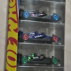 Hot Wheels Toy Cars Formula 1 5-Pack