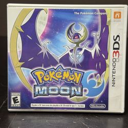 Pokémon Moon Nintendo 3Ds Game