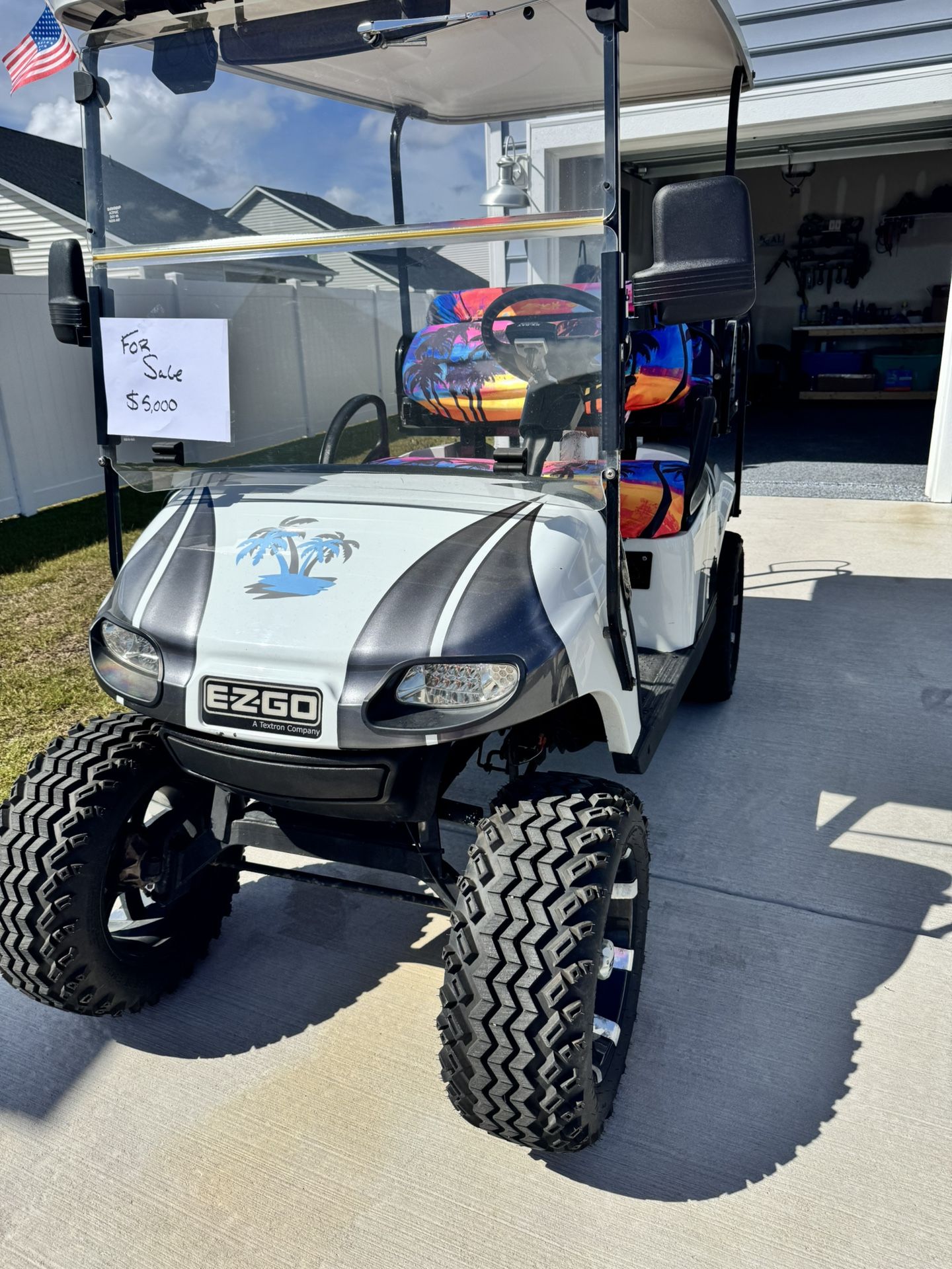 2018 SnFn EZgo Electric golf cart