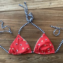 New SPLENDID swim Reversible Bikini Top Small 