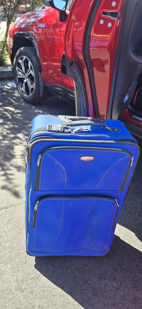 Big Blue Luggage 