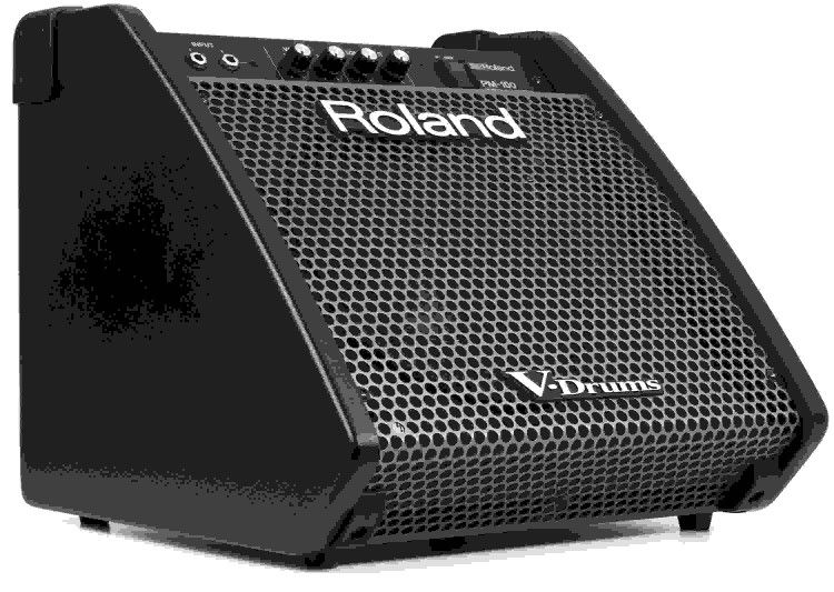 Roland PM-100 V Drums Monitor Amp 80 Watts speaker excellent condition