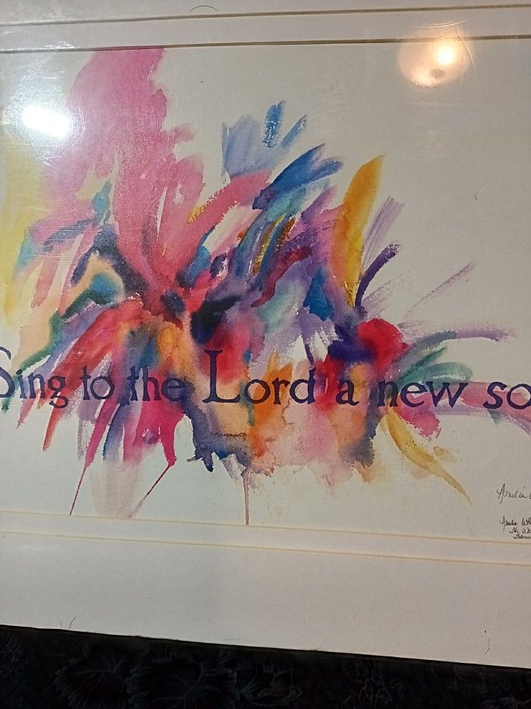 " Sing To The Lord A New Song"