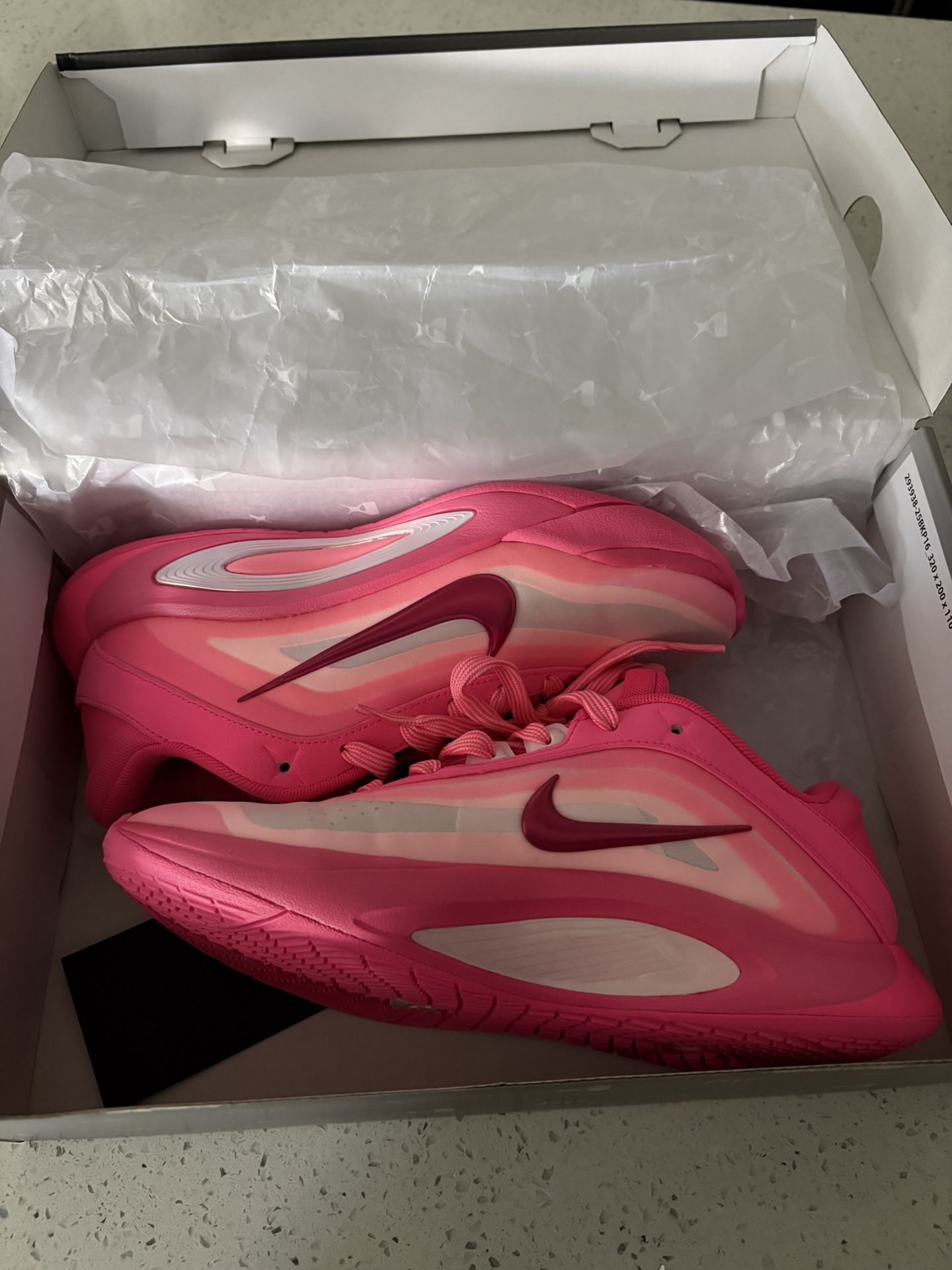 All Pink Aja Wilson Shoes