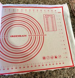NEW Extra Thick Silicone Pastry Mat (Large)