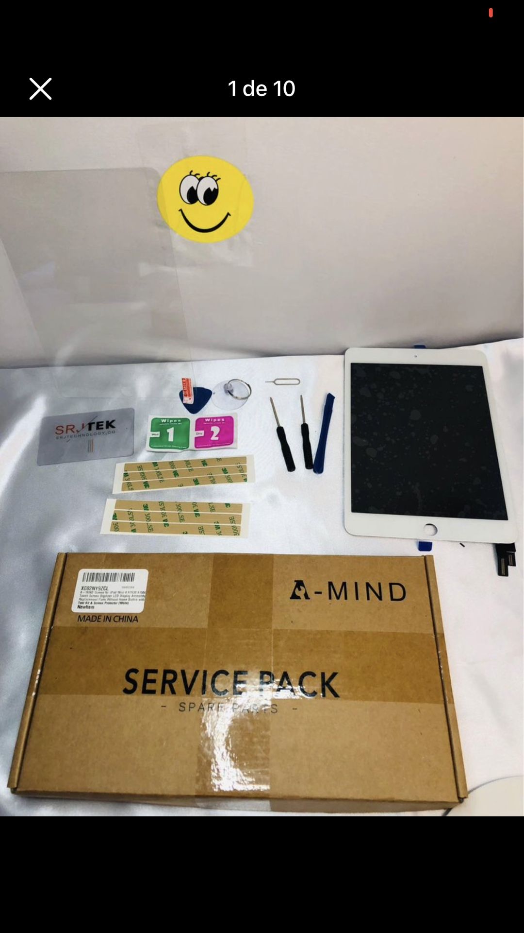 A MIND Screen Replacement for iPad Mini A1538 A1550 LCD Display Touch  Screen Digitizer Assembly Parts Without Home Button，with Tool Kit Screen  Pro