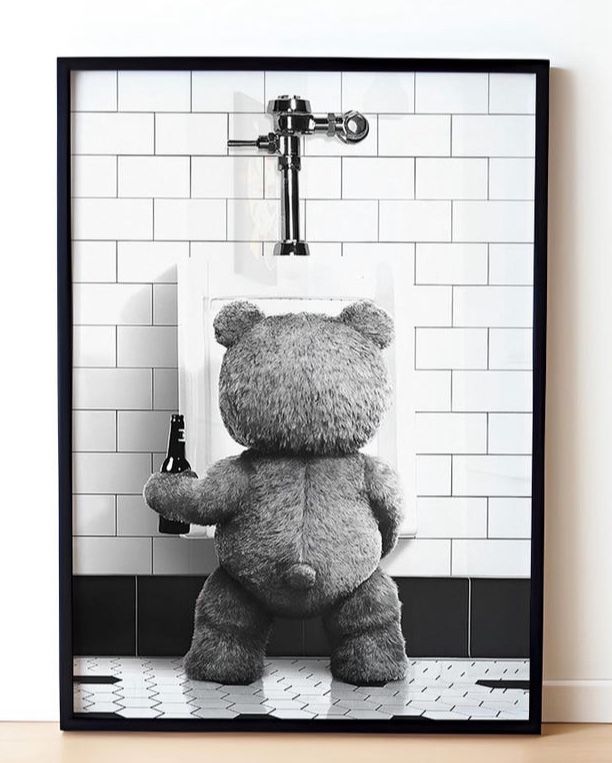 Bathroom Framed Poster 8x10