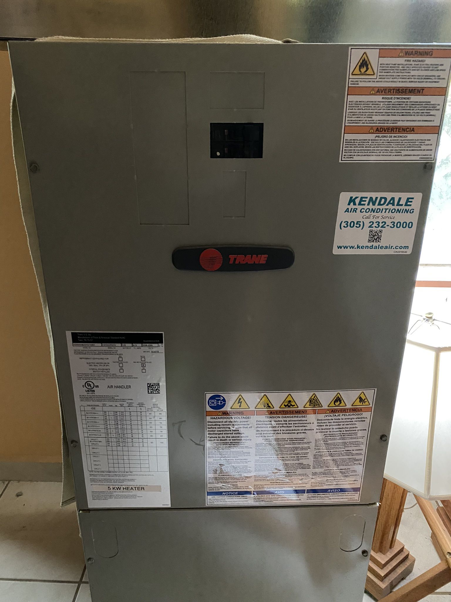2 Tons Trane Air Conditioner 