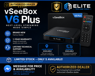 vSeeBox V6 Plus – Brand New – Warranty & Tech Support