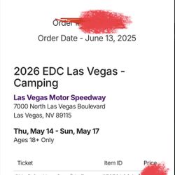 EDC RV Camping Pass