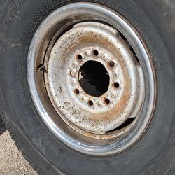 1) 16" beauty ring stainless steel wheel hubcap trim vintage