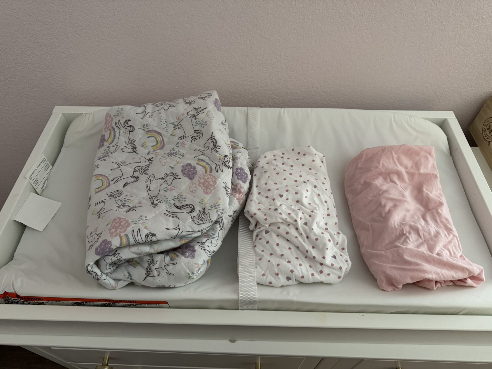 Diaper Changing Table Top + Mattress/covers (BUNDLE)