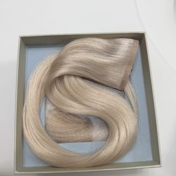 20” seamless clip on human hair extensions