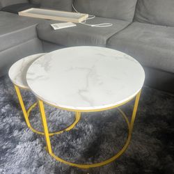 Faux Marble Coffee Tables 