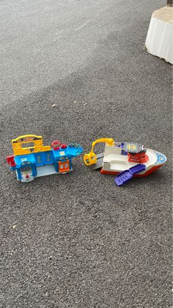 Car wash and boat toy