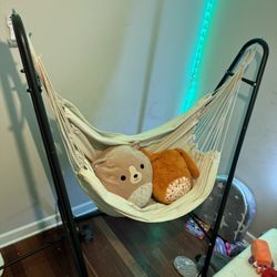 Kids Hammock Sturdy Metal Frame 