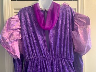 Purple Velvet Renaissance Costume Gown Large to 2XL Halloween Costume