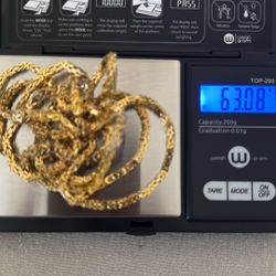 18k Double Gold  Chain