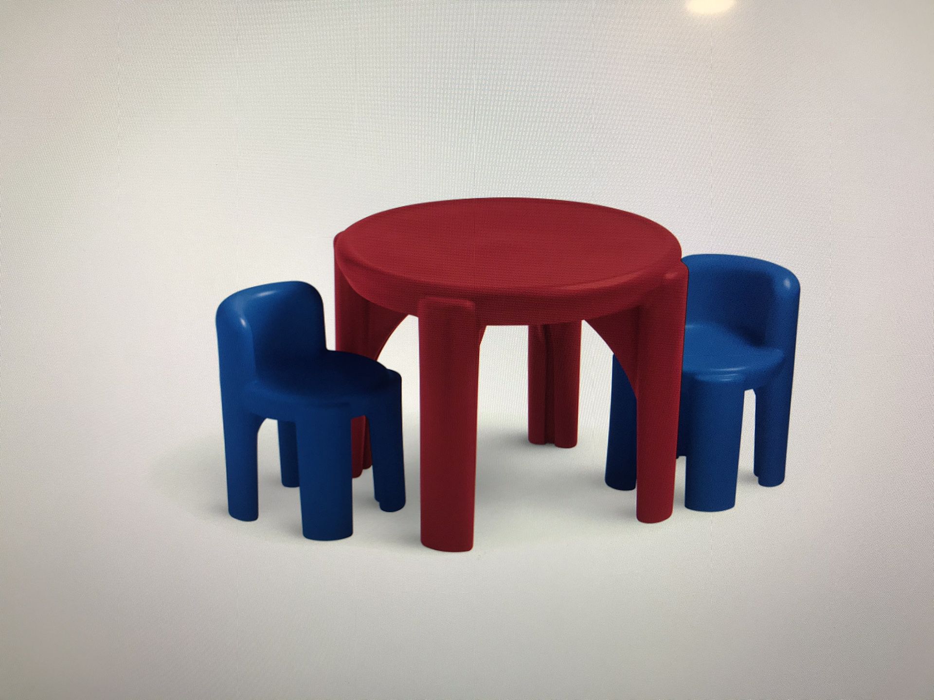 Little Tikes Table and Chair set, Red and Blue