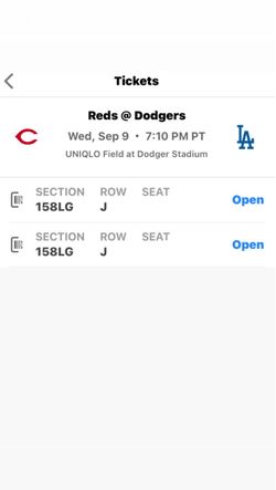 Dodger tickets