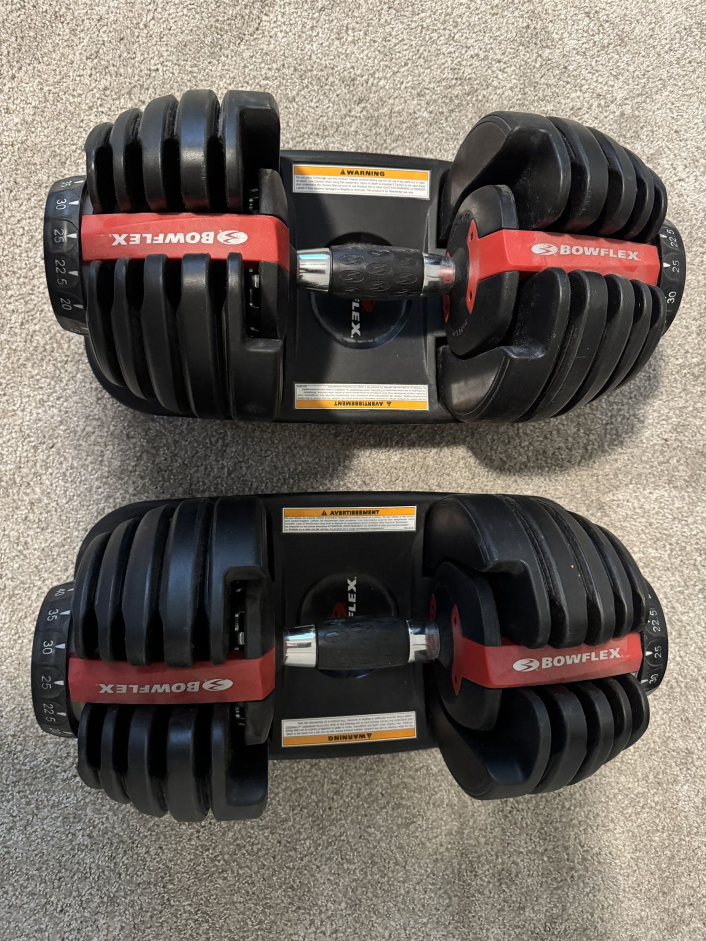 Bowflex SelectTech Dumbbells