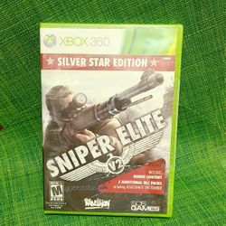 Sniper Elite V2 Silver Star Edition Microsoft Xbox 360 New Sealed + Bonus Contnt