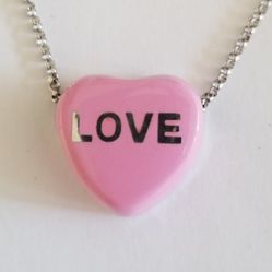 Sterling Silver And Enameled Pendant 