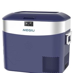Car Refrigerator Portable Car Fridge 12V Refrigerator 23 Quart (22 Liter) Freezer Compressor Cooler 12V/24V DC 110~240 V AC for Outdoor Camping Travel