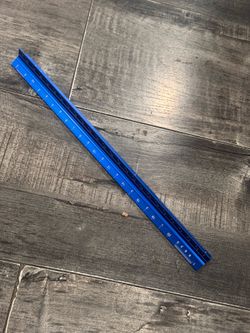 Architectural Scale Ruler 12" Aluminum Architect Triangular Blue Students New