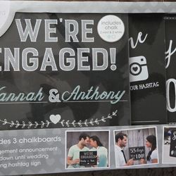 3 Brand New Wedding Chalkboards
