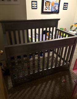 Crib with mattress