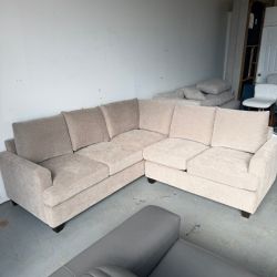 Gray Sonia Fabric Sectional