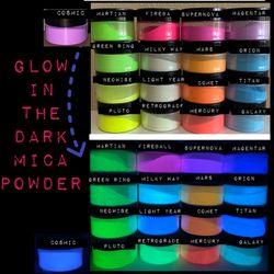 Glow In The Dark glitter And Mica Powder Glitter Glitter Chimp Brand NEW