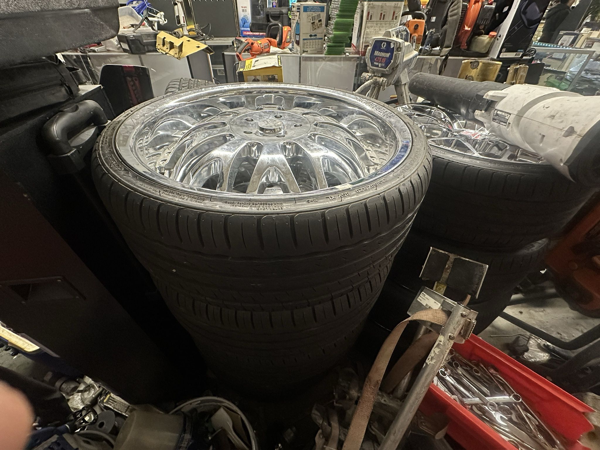 20” Inch 5 Lugs Universal Rims And Tires