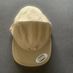 Sun Logo The Classic Yupoong Hat Adjustable Strap Snapback Cap Khaki For Men NWT