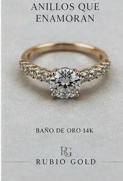 Joyas bañadas en oro 14K