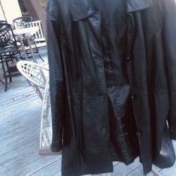 Jacket Leather Jaclyn Smith Ho XL LIKE NEW SMART  PROFESSIONAL STYLISH