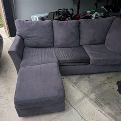 Couch  And Small Ottoman 