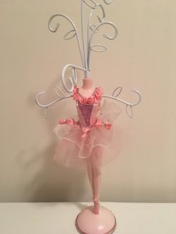 Ballerina necklace holder