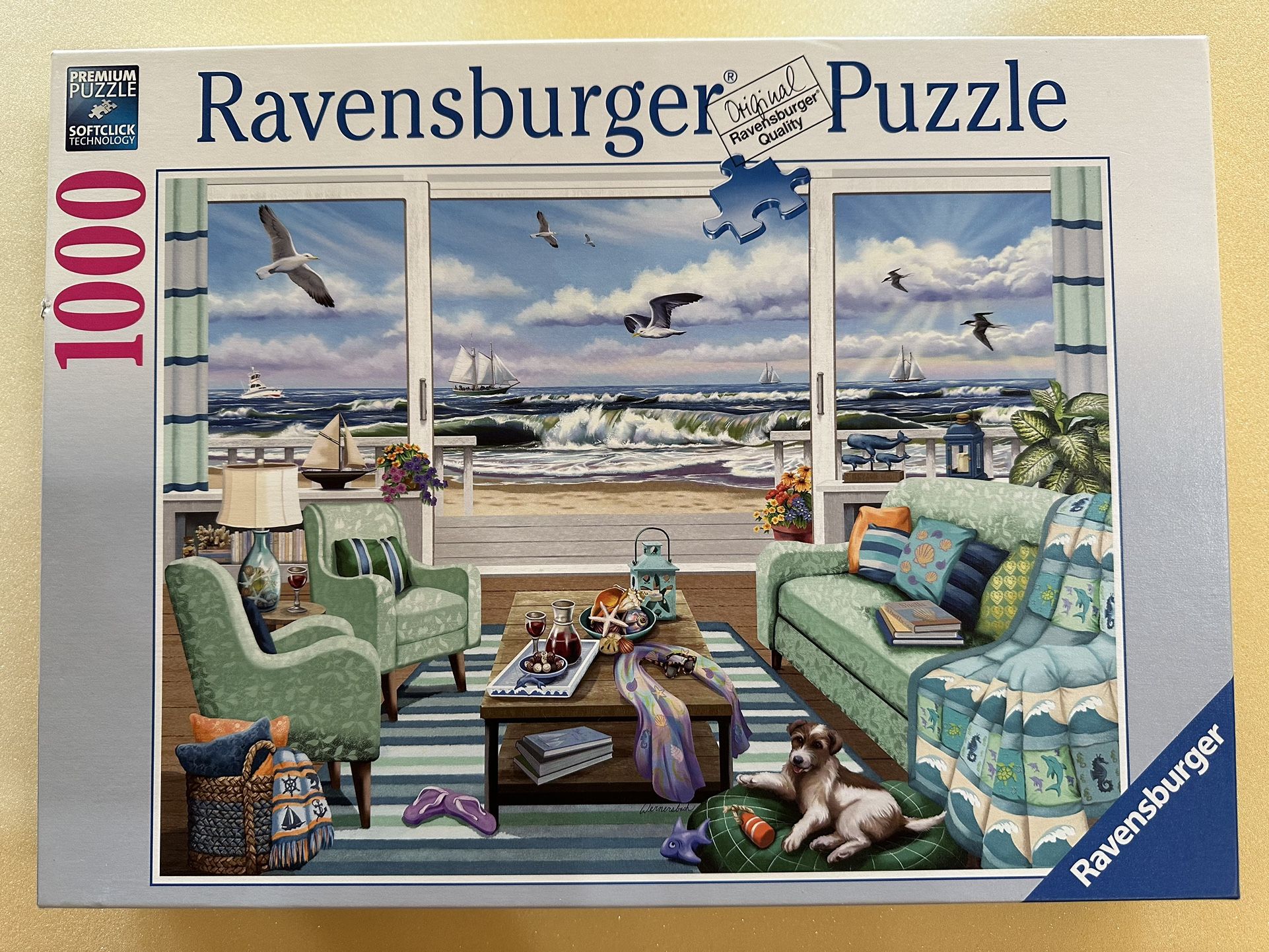 Ravensburger 1000 Piece Puzzle, “Beachfront Getaway”