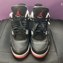 Jordan 4 “Bred Reimagined” Size 10.5