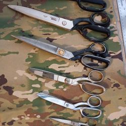 Wiss W22n  Bent Handle Industrial Scissors 